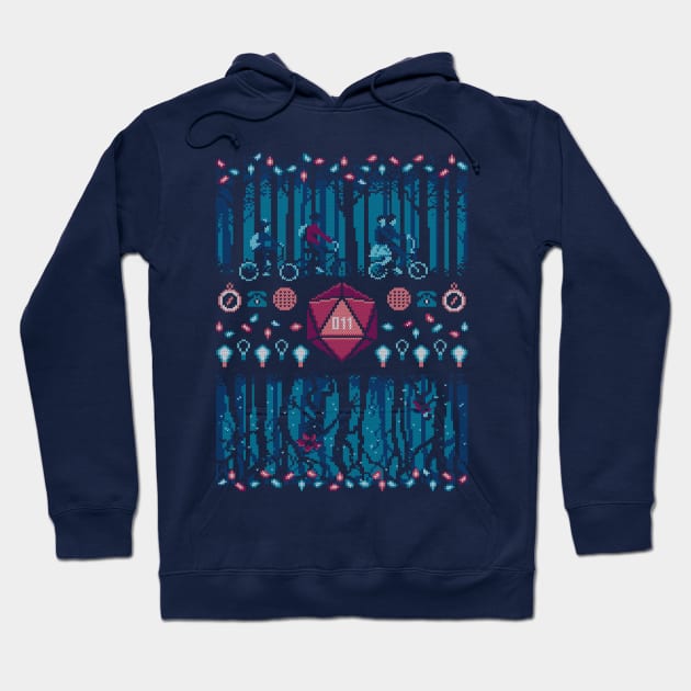 Strange Ugly Sweater Hoodie by djkopet